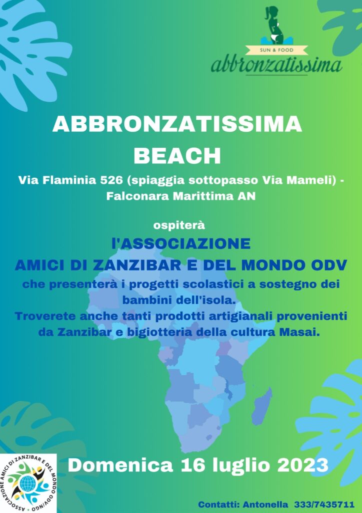 Mercatino Solidale a Palombina. Amici di Zanzibar e del Mondo ODV